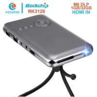 Mini Projector Pocket DLP Android Keystone Correction LED Mini Projector with Wifi