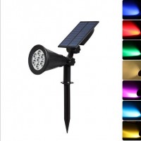 Solar Garden Light waterproof RGB outdoor garden solar lights High Quality Outdoor Waterproof Lighting 5w Garden lamp